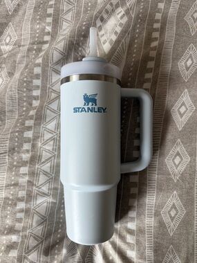 Stanley Glacier Blue Travel Tumbler with Handle